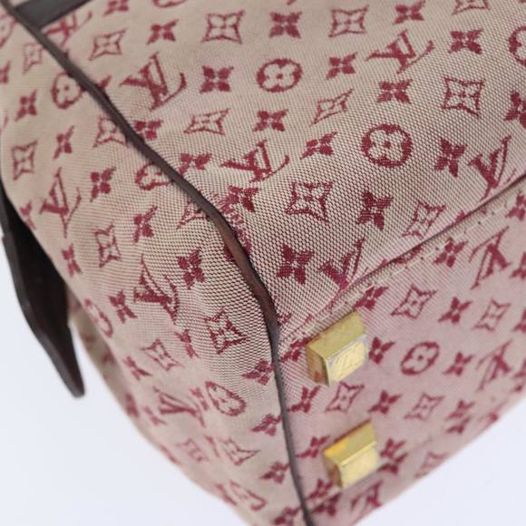 LOUIS VUITTON Monogram Mini Josephine PM Hand Bag Red M92216 LV Auth 91076 - Picture 14 of 16